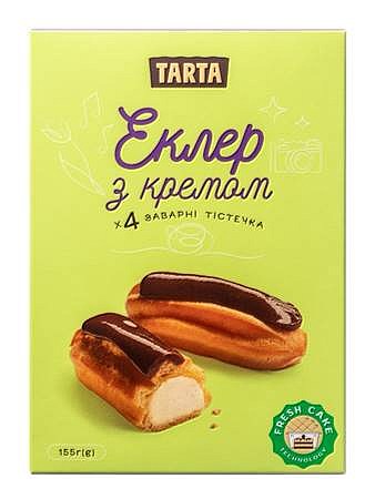 деталь Десерт Эклер с заварным кремом 155г Tarta