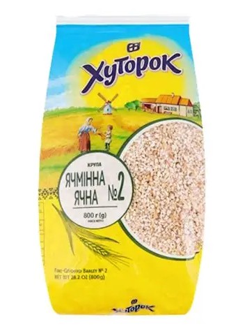 деталь Крупа ячневая 800г Хуторок