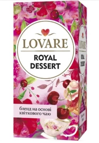 деталь Чай Королевский десерт24*1,5г Lovaré