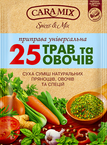 деталь  Приправа 25 трав и овощей 70г Caramix