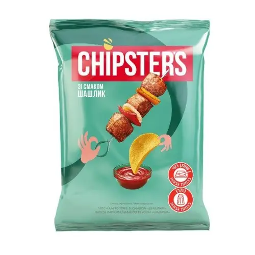 деталь Чипсы со вкусом шашлыка 120г CHIPSTERS