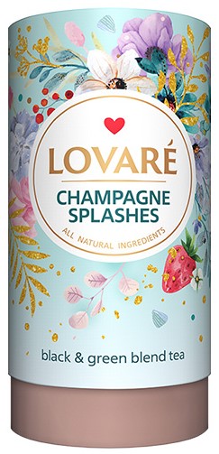 деталь Чай черный Champagne splashes 80g Lovaré