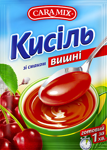 деталь Кисель с вишнёвым вкусом 90 г Caramix