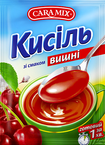 деталь Кисель со вкусом вишни 90г Caramix