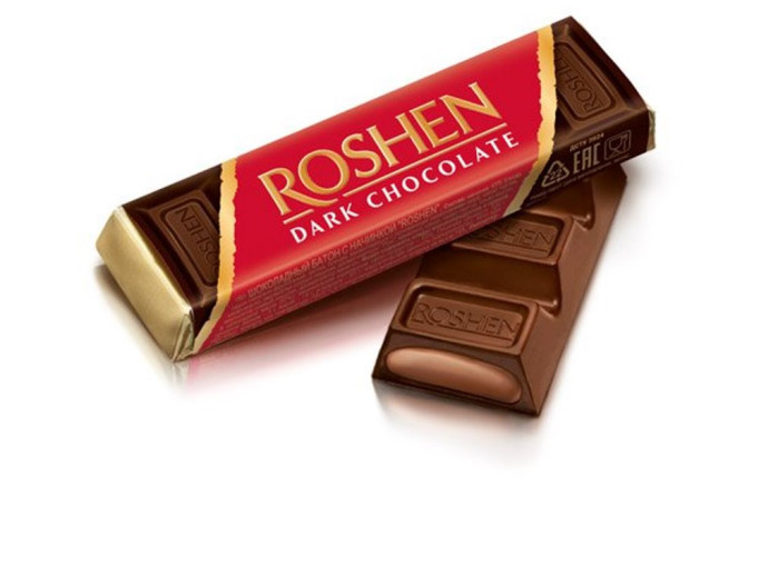 деталь Hořká čokoláda s kakao Roshen 43g