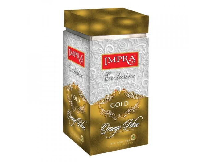деталь Черный чай Gold Exclusive 200г IMPRA