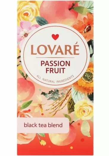 деталь Чай черный маракуйя 24*2г Lovaré