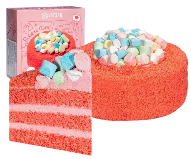 деталь Торт «Bubble Gum» 650 г замороженный Vatsak