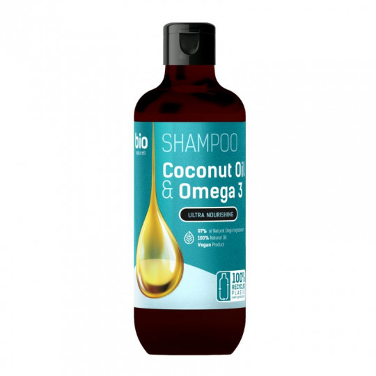 деталь Шампунь для всех типов волос Coconut Oil & Omega3 355мл Bio Naturell