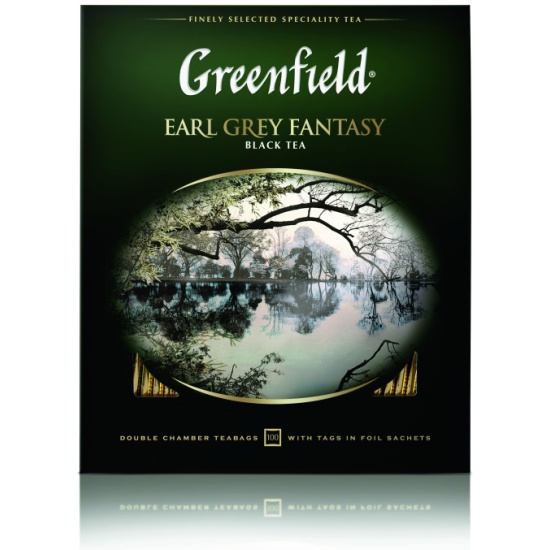 деталь Чай черный Earl Grey 100*2г Greenfield