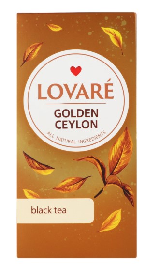 деталь Чай черный Golden Ceylon 24*2г Lovaré