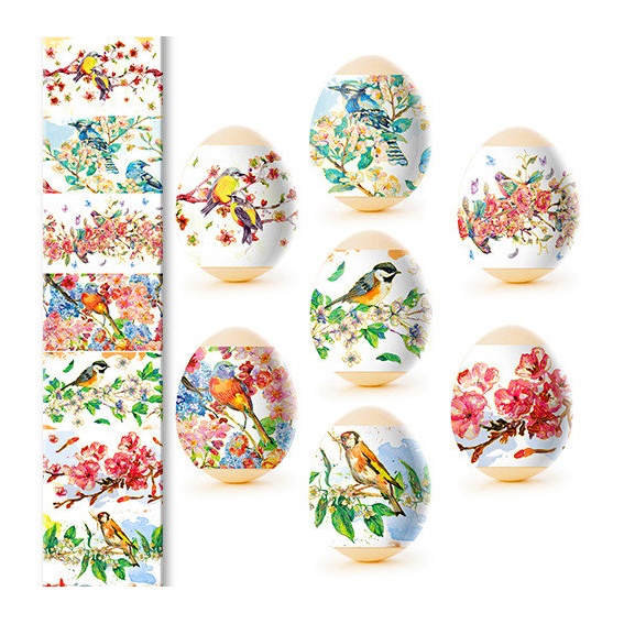 деталь Наклейки на яйца 7шт Разные виды