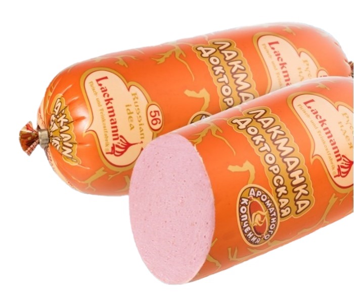 деталь Doktorský salám uzený Lackmann 700g