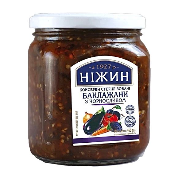 деталь Баклажаны с чорносливом 460г Ніжин