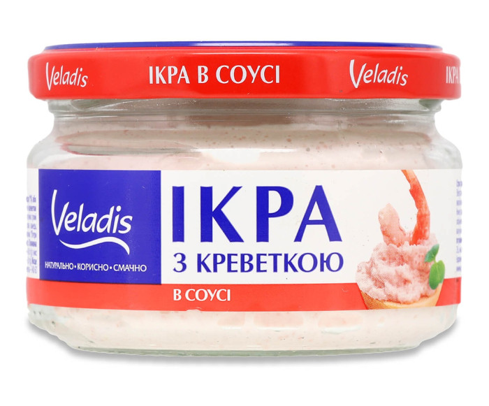 деталь Икра сельди с креветками 160г Veladis