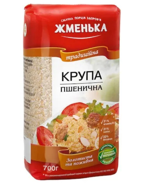 деталь Крупа пшеничная 700г Жменька