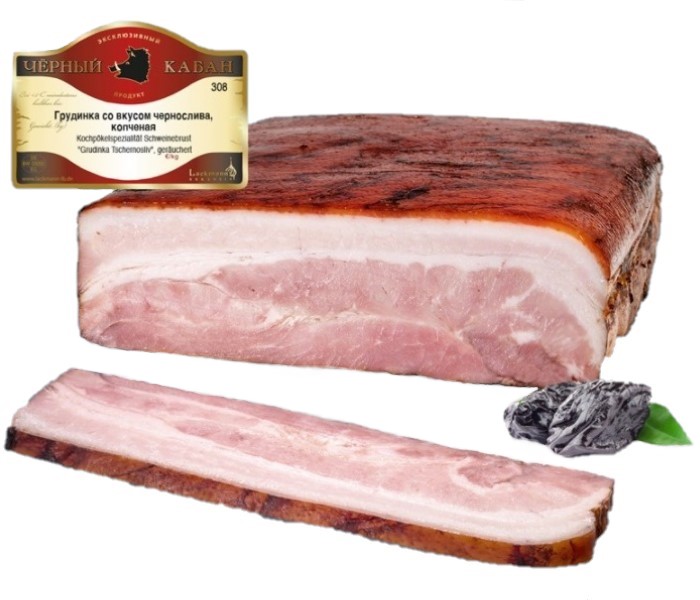 деталь Korejka uzená na švestkach