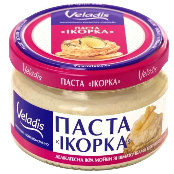 деталь Pomazánka z jiker s uzeným kalamarem 160g Veladis