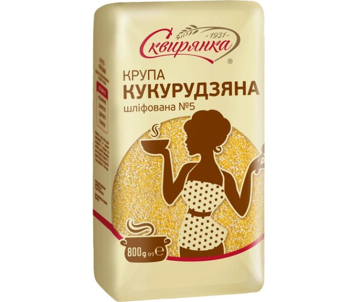 деталь Крупа Кукурузная шлифованная №5 800г Сквирянка