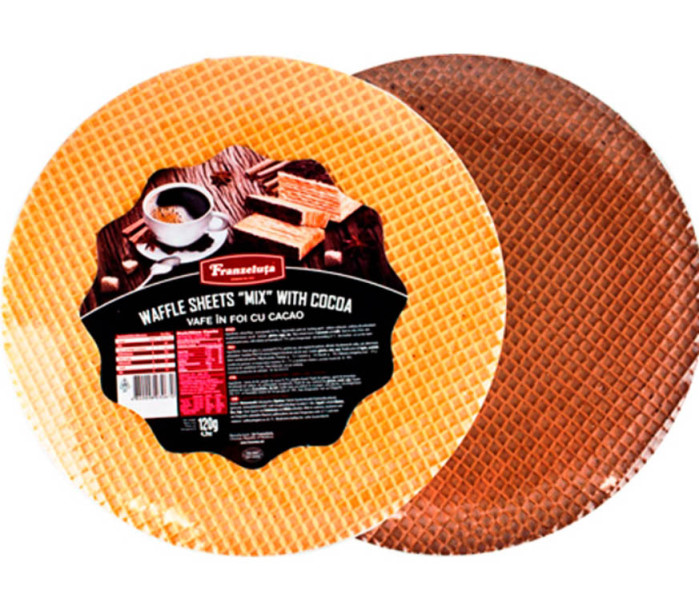 деталь Oplatkové listy s kakaem 120g Franzeluta