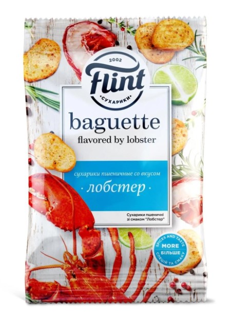 деталь Сухарики со вкусом лобстера 60г Flint