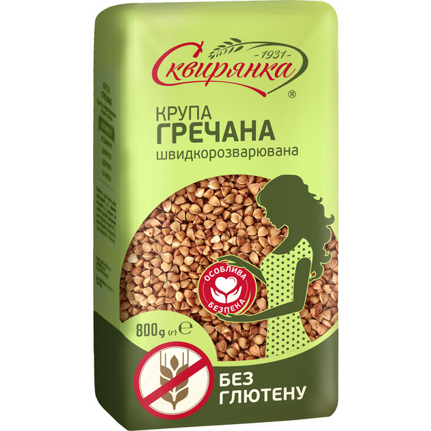 деталь Гречка без глютена 800г Сквирянка