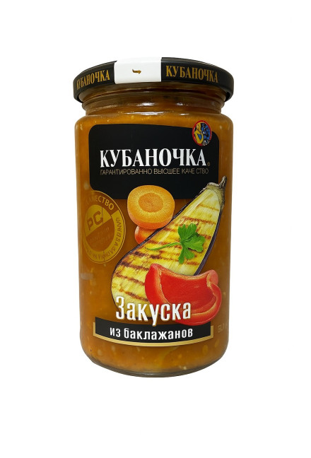 деталь Закуска из баклажанов 360г Кубаночка