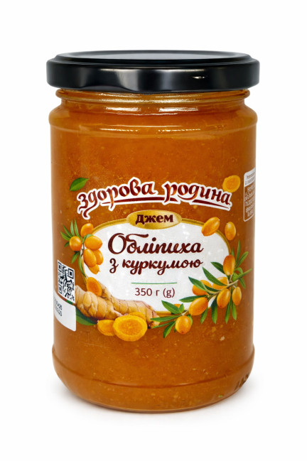 деталь Džem rakytník s kurkumou 350g Zdorova rodyna