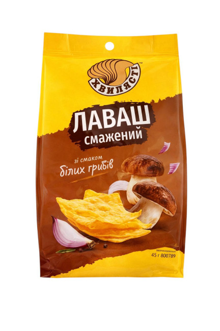 деталь Лаваш жареный со вкусом грибов белых грибов 90 г