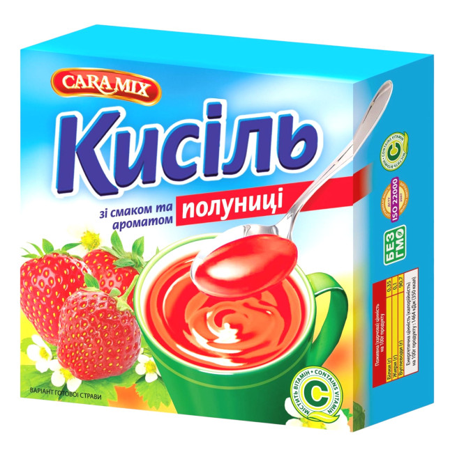 деталь Кисель с клубничным вкусом 150 г Caramix