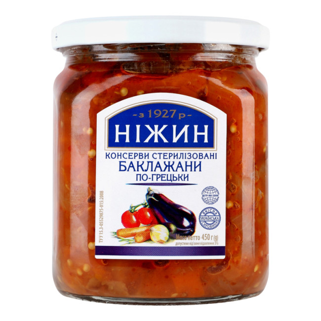 деталь Баклажаны по-грецьки 450г Ніжин