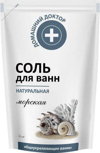 деталь Соль для ванн Натуральная морская 500г Д.Д.