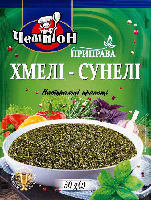 деталь Koření „Chmeli-suneli“ 30g Čempion