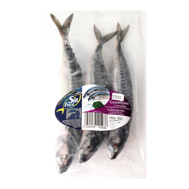 деталь Mražená makrela SibFish 900g