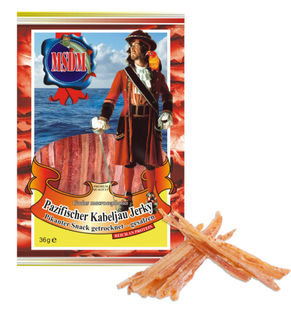 деталь Tichomořská sušená treska s chilli 36g MSDM