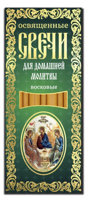 деталь Восковые свечи 12 штук разные виды