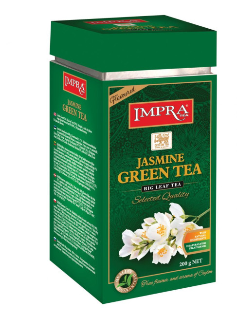 деталь Зелёный листовой чай с жасмином 200 г IMPRA