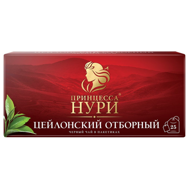 деталь Чёрный чай 25×2 г Принцесса Нури