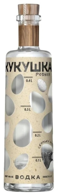 деталь Водка Кукушка родная 0,5л 40%