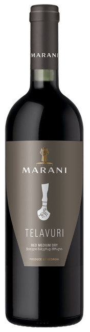 деталь Вино красное полусухое Telavuri 0,75л Marani