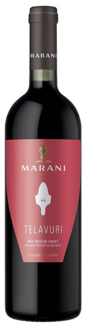деталь Вино красное полусладкое Telavuri 0,75л Marani