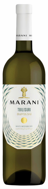 деталь Вино белое полусухое Tbilisuri 0,75l Marani