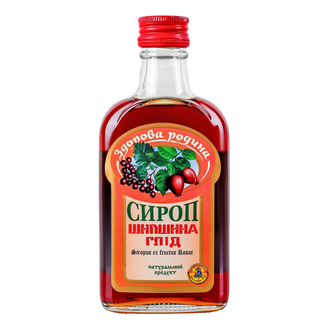 деталь Sirup šipek - hloh 200ml Zdorova rodyna