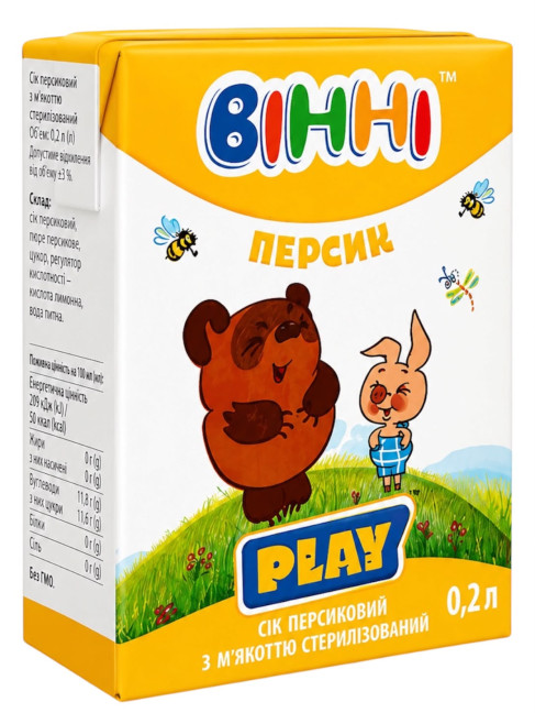 деталь Персиковый сок 200мл Вінні