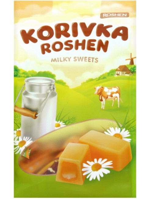 деталь Конфеты Коровка с молочной начинкой 205г Roshen