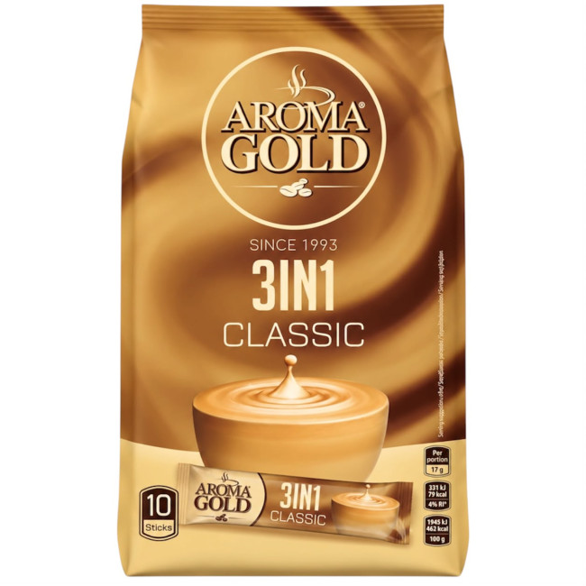 деталь Кофе 3в1 Классик 170г (10×17г) Aroma Gold