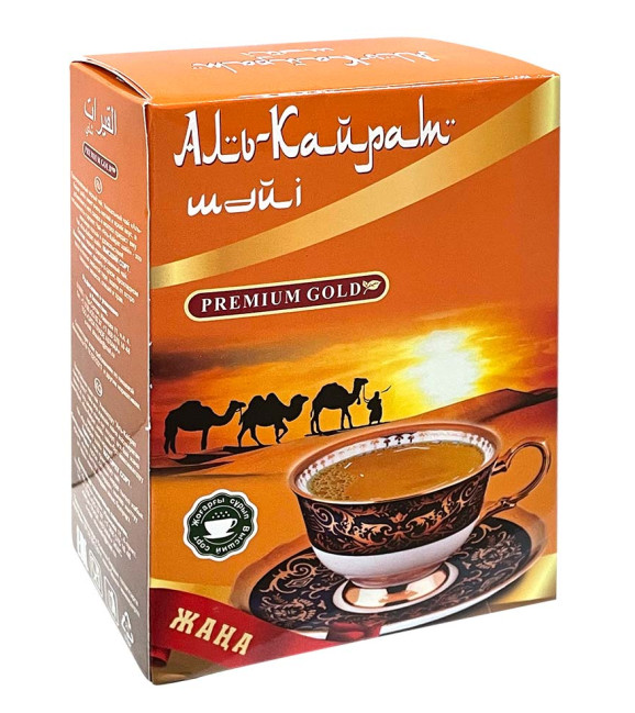 деталь Čierny čaj Al-Kairat granulovaný 250 g