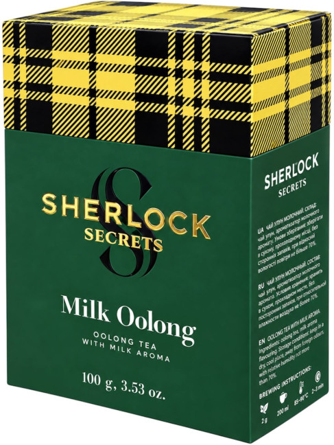 деталь Зелёный листовой чай Milk Oolong 100г Sherlock