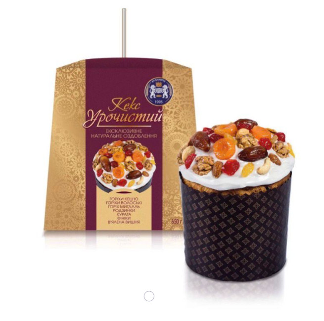 деталь Кулич «Урочистий» 650 г (замороженный) Кулиничі