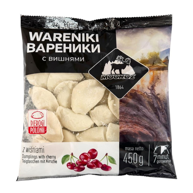 деталь Вареники с вишней 450 г Mooroz